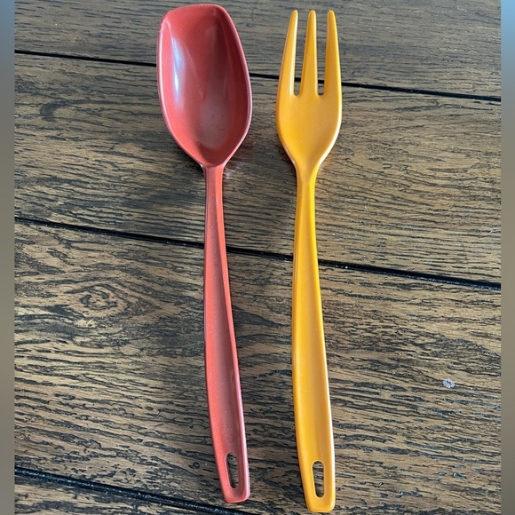 Vintage Foley Melamine Nylon Spoon Fork Kitchen Utensil Lot - Picture 1 of 8